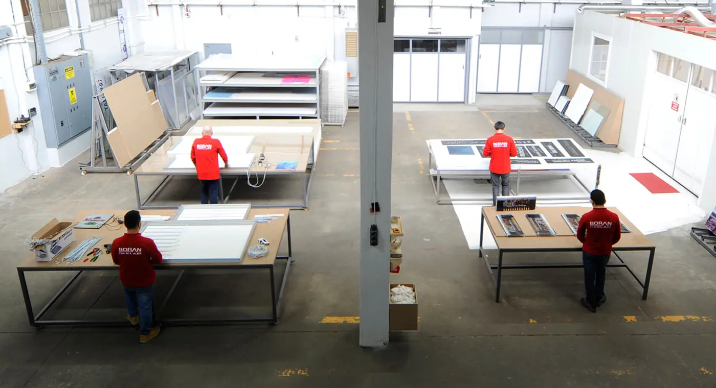 Production-House Large-format digital printing at Boran Reklam